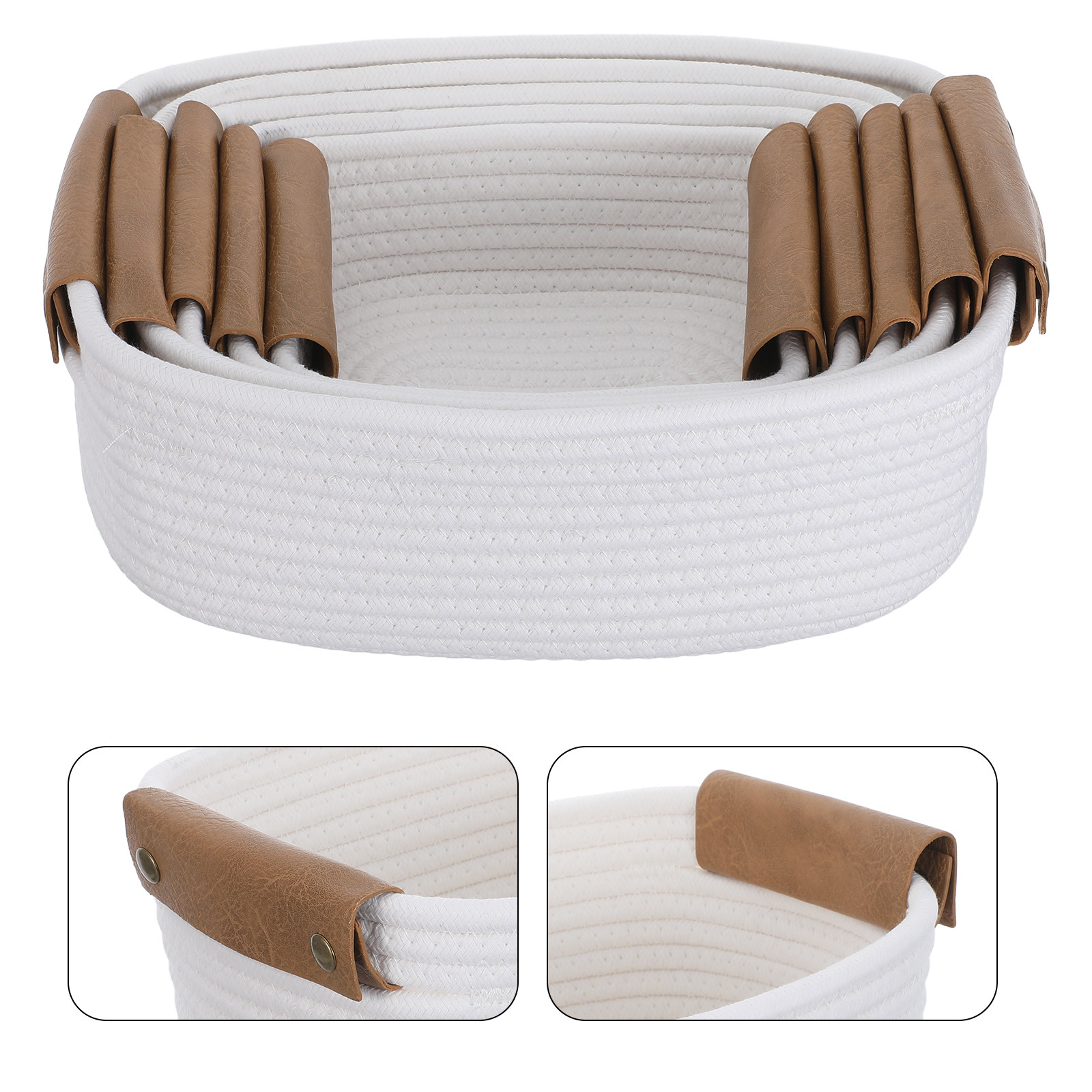 Baby Nursery Handles - 5 Parça Bebek Odası Saklama Sepeti