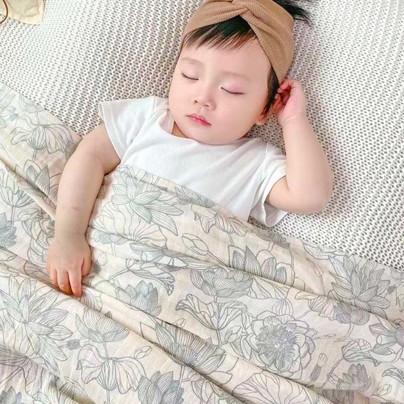 Swaddle Blanket Muslin - Pamuk bebek Kundak Şal Bebek Muslin