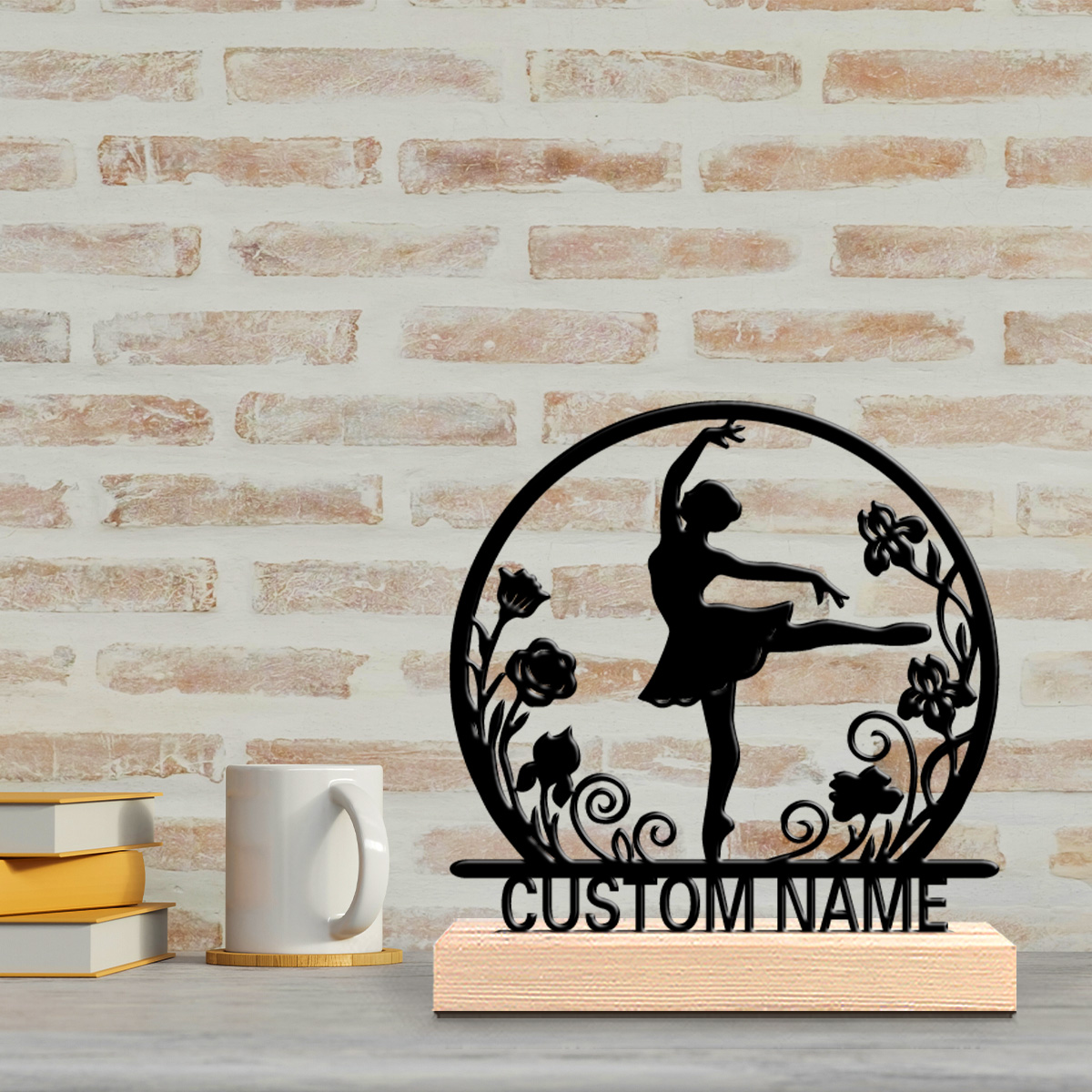 Baby Nursery Frames - 1 adet Romantik Kişiselleştirilmiş Özel Bale