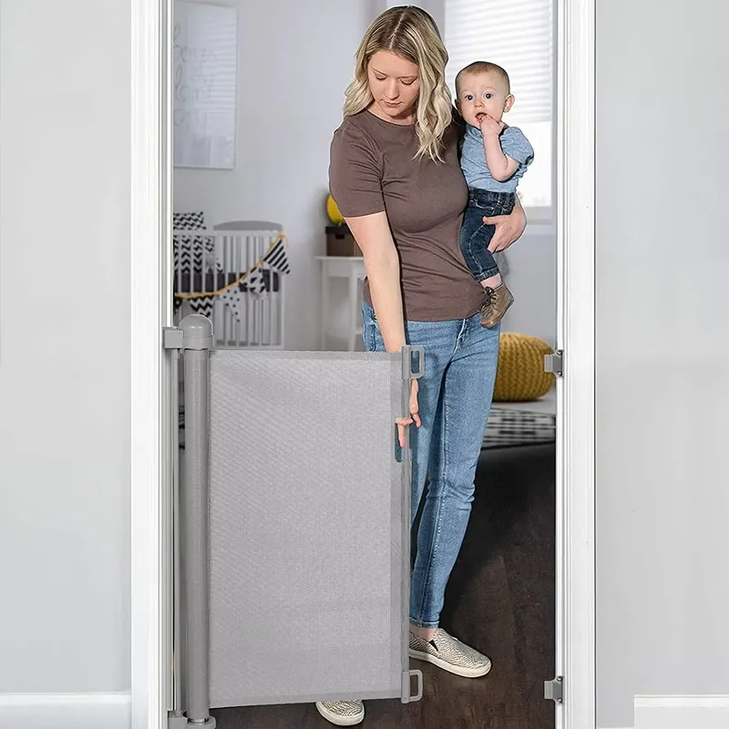 Baby Gate Extra Wide - Koridorlar için Fileli Güvenlik Köpek Kapısı