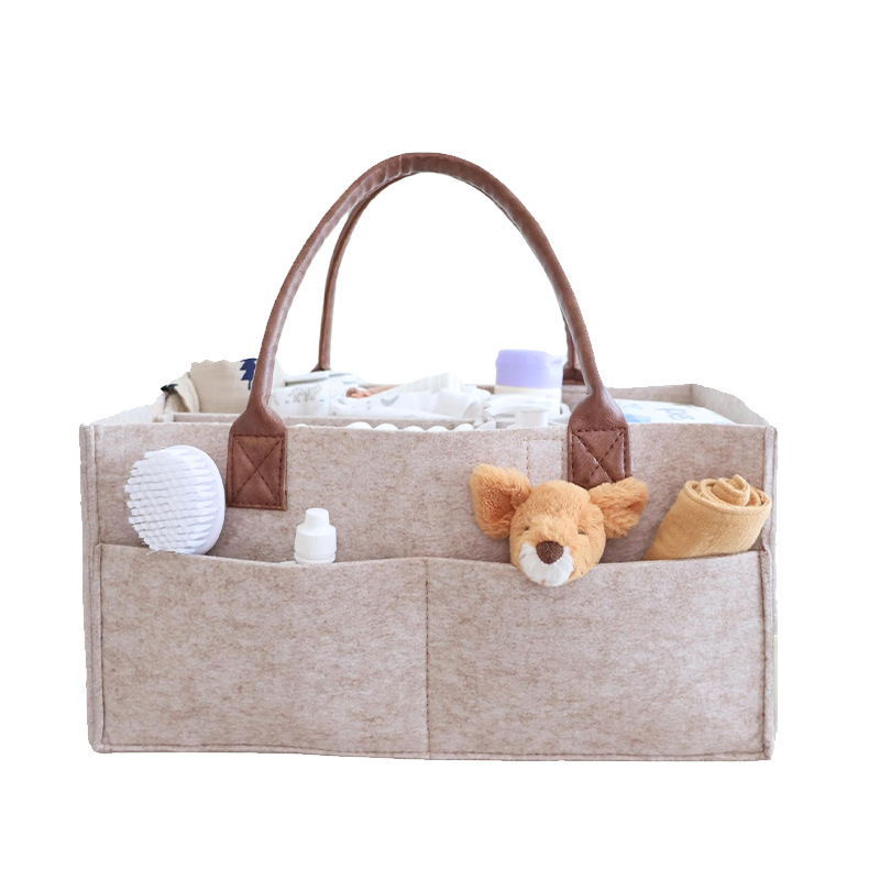 Baby Nursery Handles - Bebek Keçe Saklama Düzenleyici Sepeti, Saplı