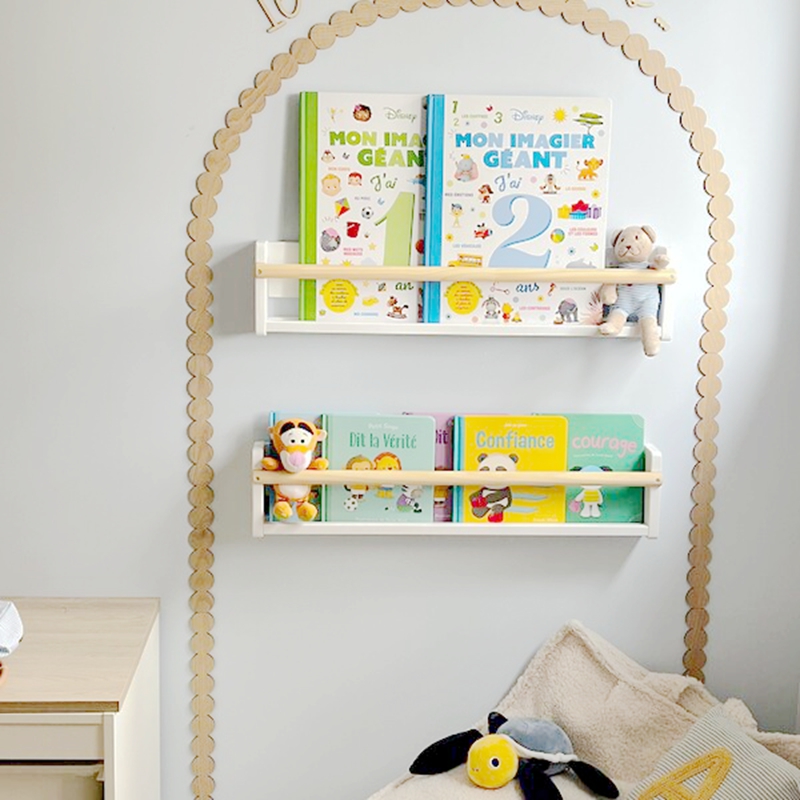Baby Nursery Frames - Modern İşlenmemiş Ahşap Duvar Kemeri Dekoru
