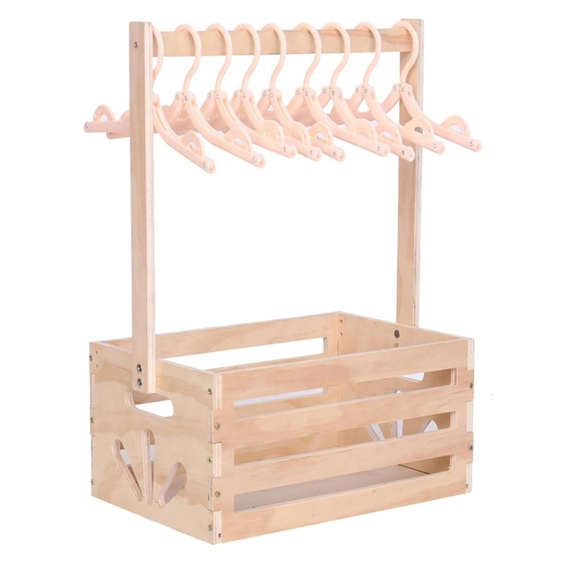 Baby Nursery Handles - ABUI-Ahşap Saplı Bebek Duşu Hediye Sepeti,