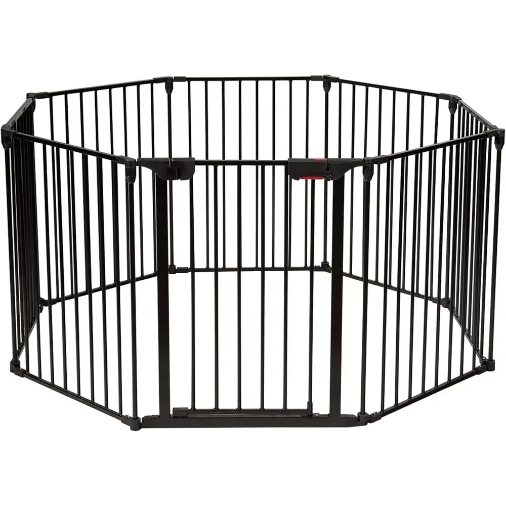 Baby Gate Extra Wide - 8 Panelli Ayarlanabilir Ekstra Geniş Bebek