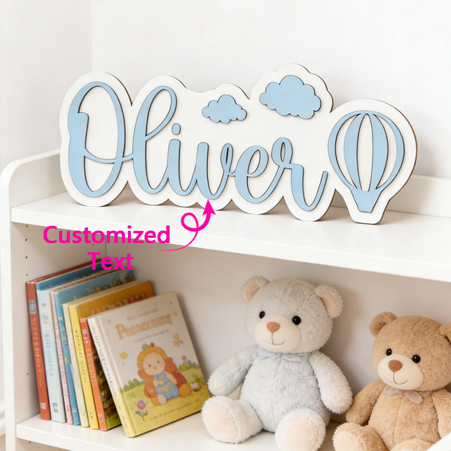 Baby Nursery Ideas - Kişiye Özel Sıcak Hava Balonu ve