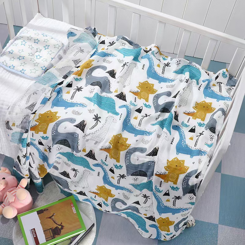 Swaddle Blanket Muslin - Çok fonksiyonlu yumuşak hafif nefes alabilen