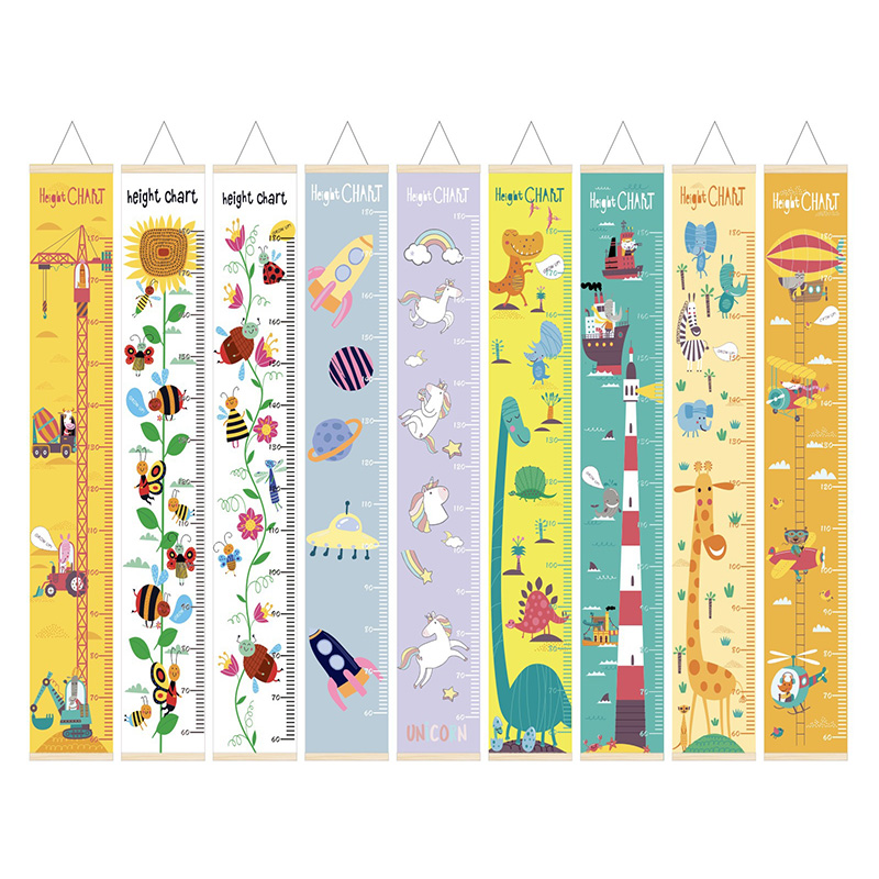 Baby Nursery Frames - 60-180CM bebek yüksekliği büyüme çizelgesi cetvel