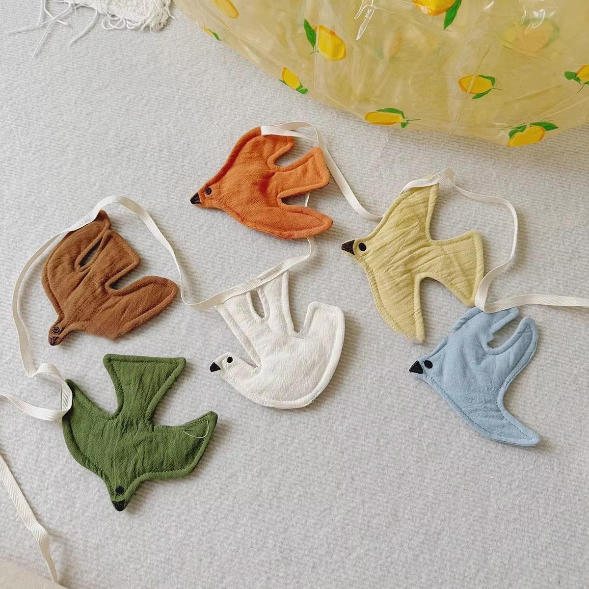 Baby Nursery Ideas - Çocuk Odası Kreş Kumaş Bunting Kuş