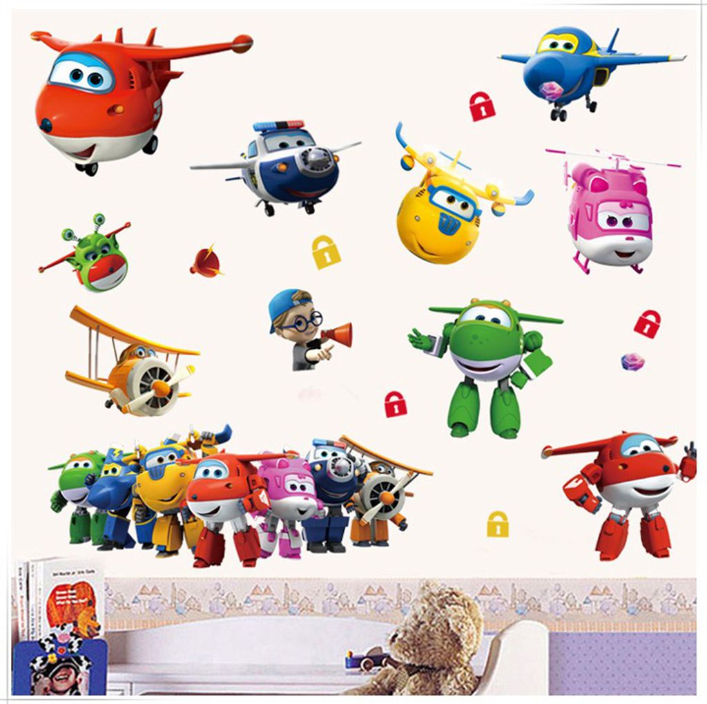 Sıcak Karikatür Süper Kanatlar - Baby Nursery Wall Stickers incelemesi ve fiyatı