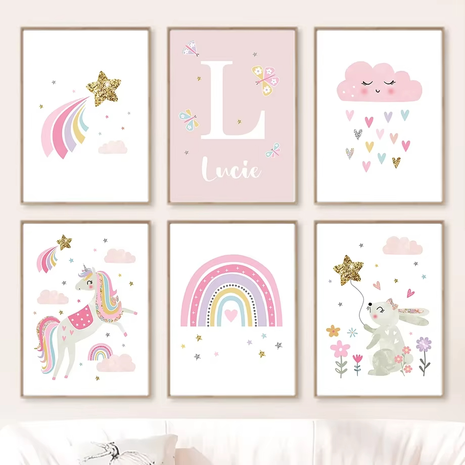Pembe Unicorn Tavşan Gökkuşağı - Baby Nursery Mirror incelemesi ve fiyatı