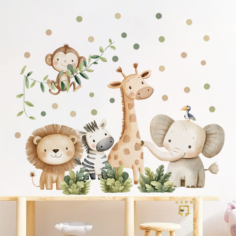 Boho Orman Hayvanları duvar çı - Baby Nursery Furniture incelemesi ve fiyatı