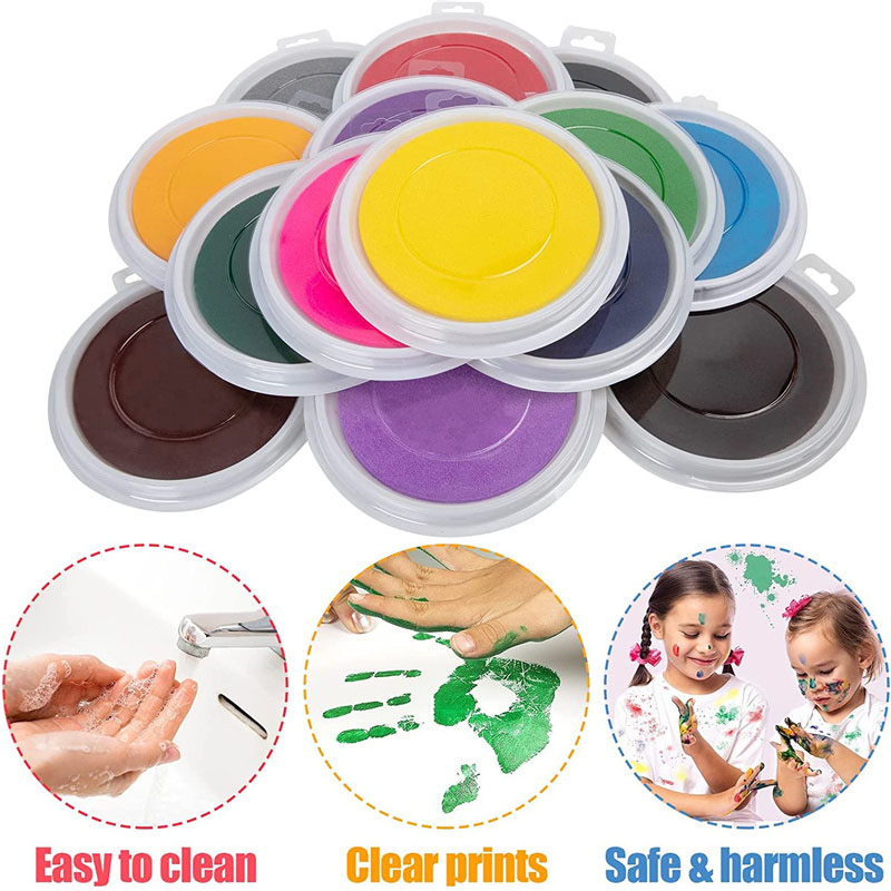 5 büyük yuvarlak zanaat mürekk - Footprint Ink Kit incelemesi ve fiyatı