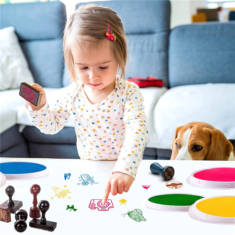 5 büyük yuvarlak zanaat mürekk - Footprint Ink Kit incelemesi ve fiyatı