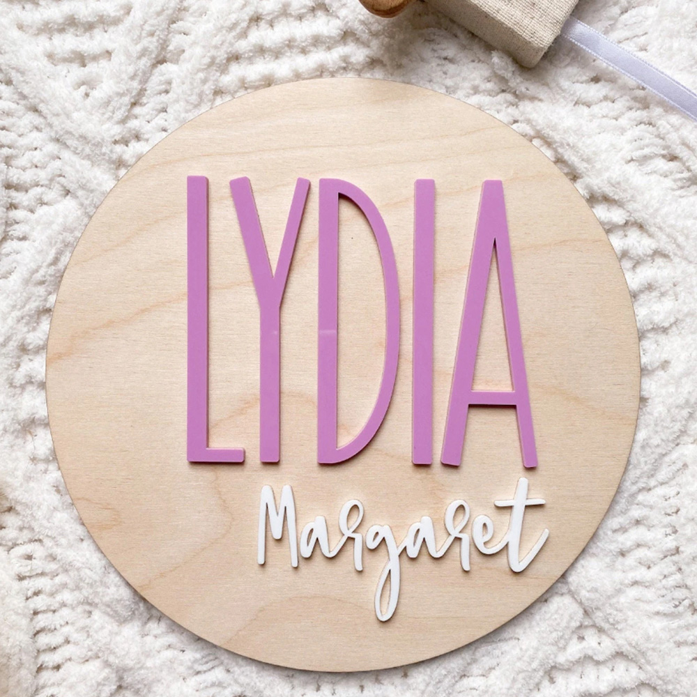 Kişiye Özel Doğum Duyuru Plake - Baby Nursery Ideas incelemesi ve fiyatı