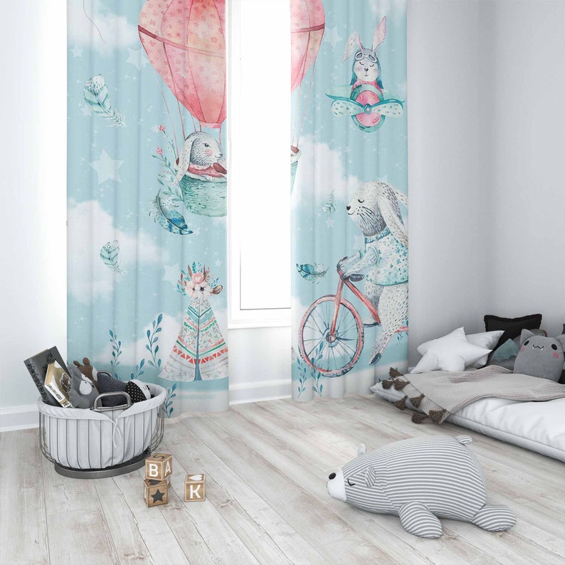 Küçük Tavşan Kreş Perdesi Çocu - Baby Nursery Youtube incelemesi ve fiyatı