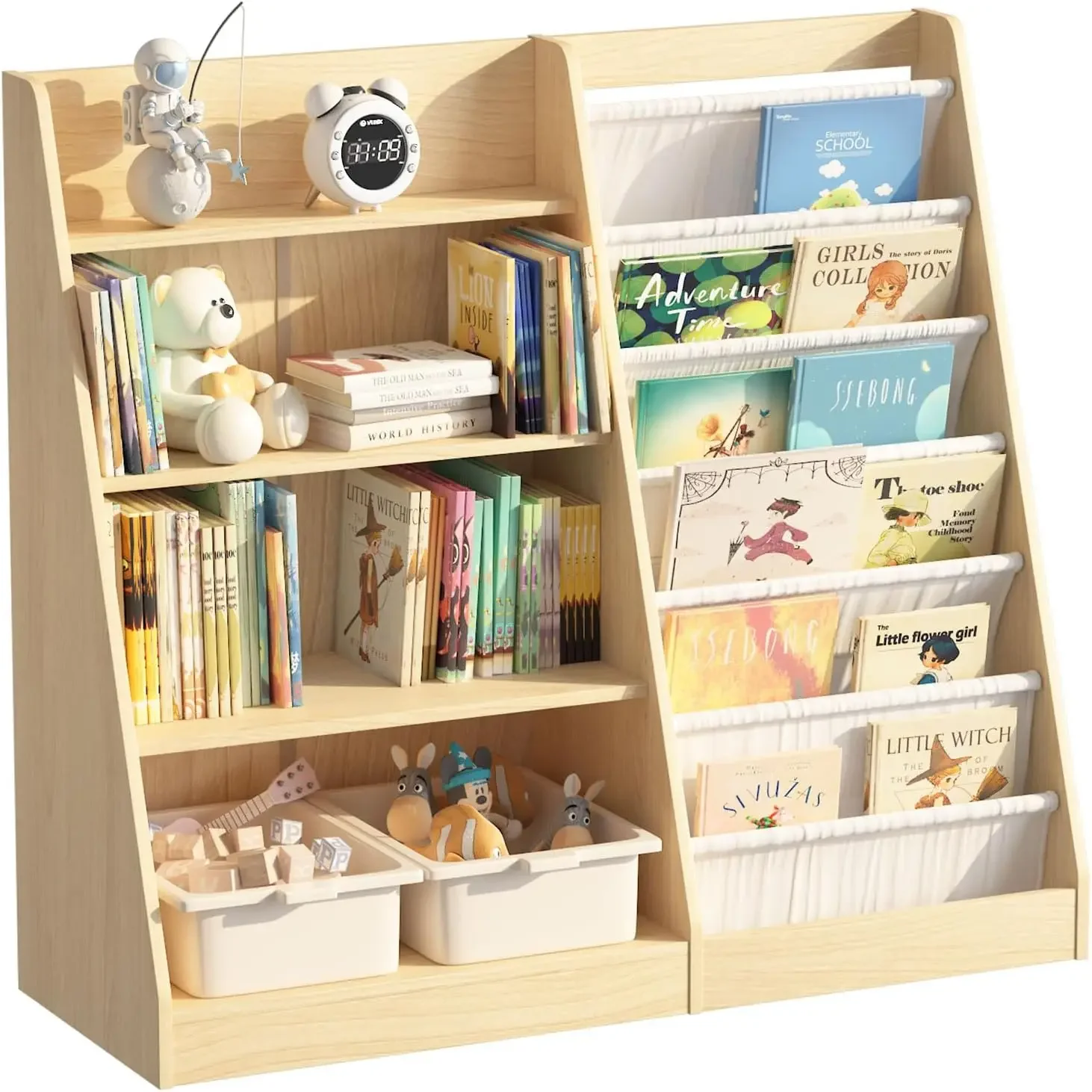 4 Katmanlı Çocuk Kitaplığı Beb - Baby Nursery Bookcase incelemesi ve fiyatı