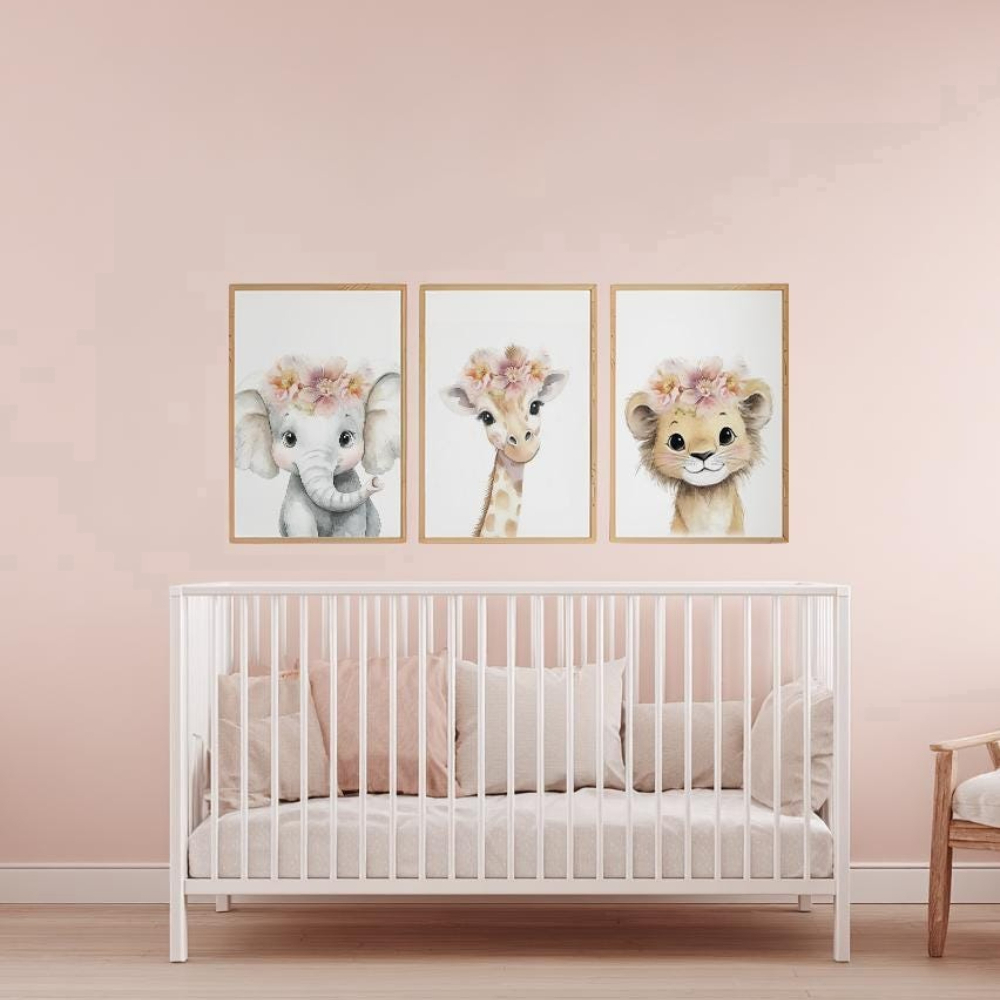 Bebek Kız Odası Duvar Sanatı S - Baby Nursery Frames incelemesi ve fiyatı