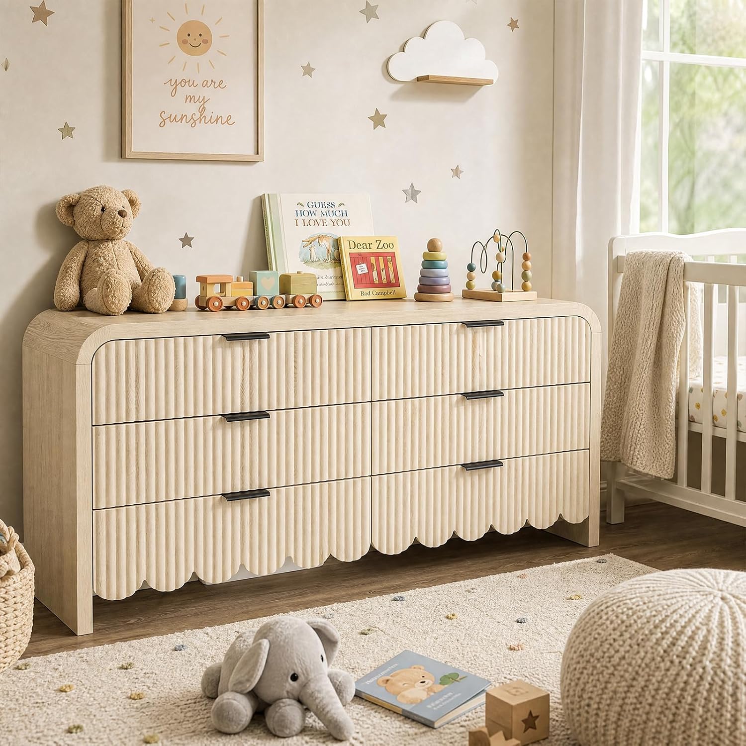 Ahşap 6 Çekmeceli Şifonyer Çoc - Baby Nursery Handles incelemesi ve fiyatı