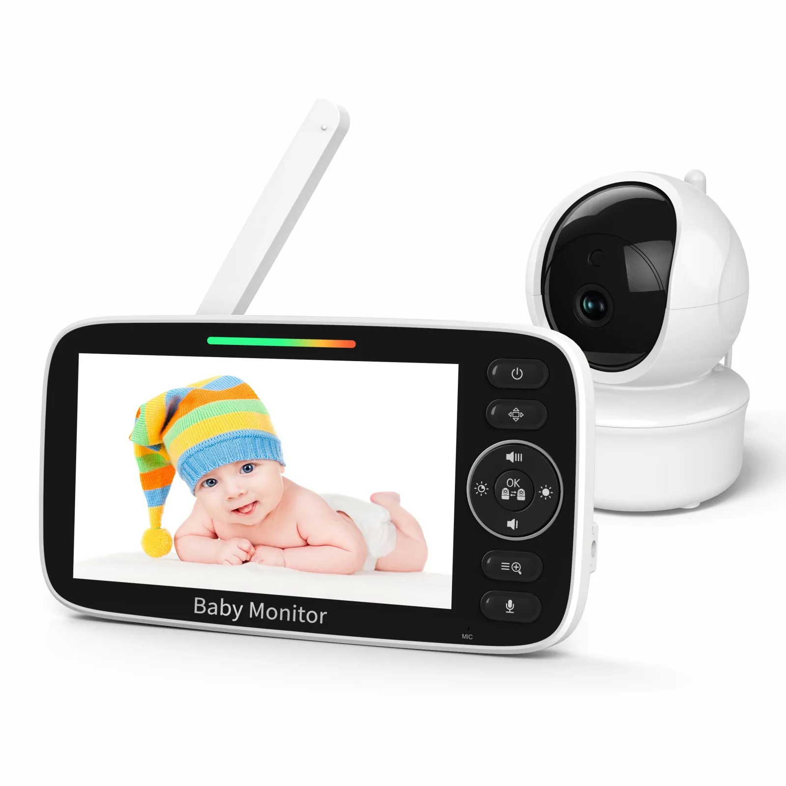 5 inç LCD Ekranlı Bebek Monitö - Baby Nursery Temperature incelemesi ve fiyatı