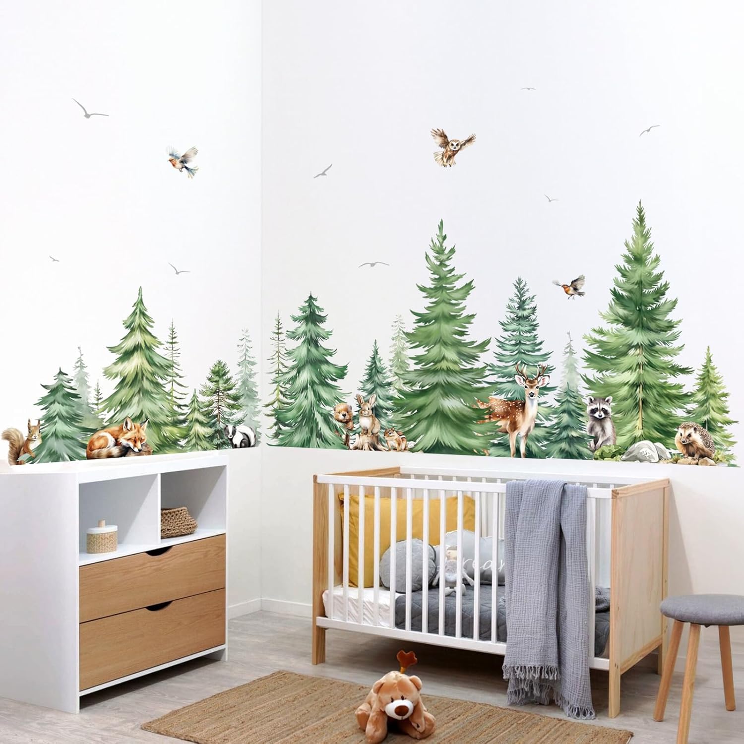 Büyük Suluboya Çam Ağacı Hayva - Baby Nursery Tree incelemesi ve fiyatı