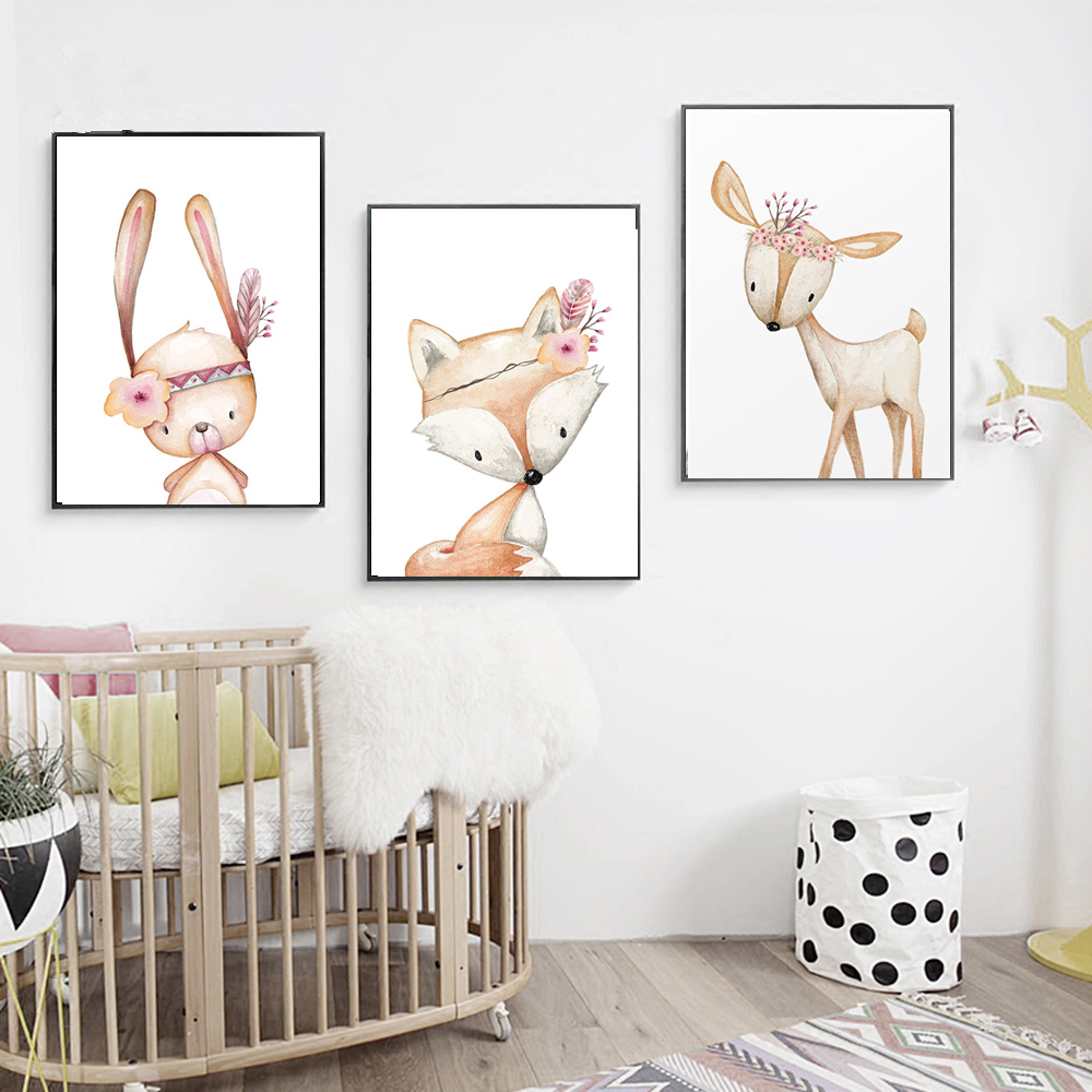 Karikatür Tavşan Posteri Tilki - Baby Nursery Mirror incelemesi ve fiyatı