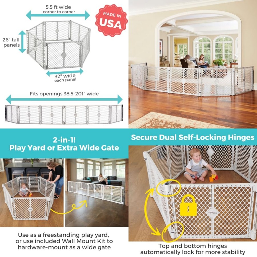 Superyard Duo Ekstra Geniş Beb - Baby Gate Extra Wide incelemesi ve fiyatı