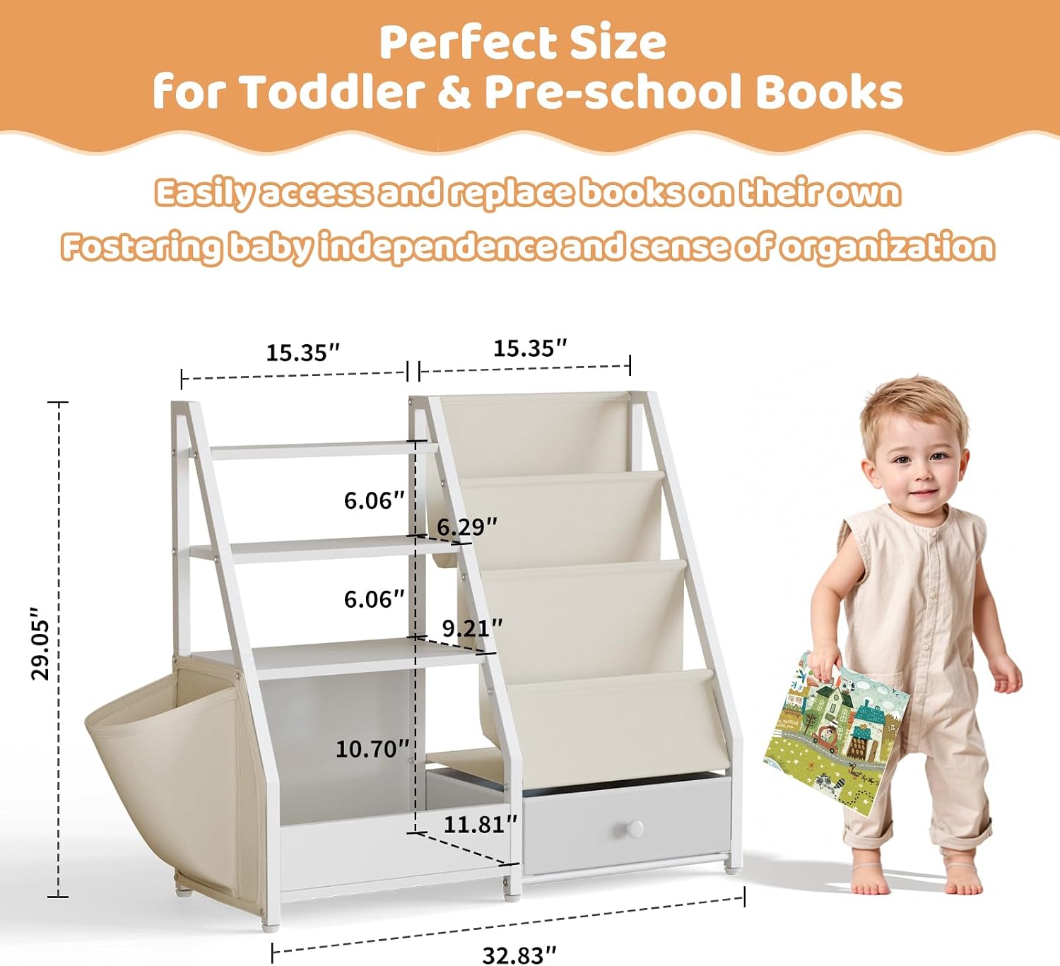 Çocuk Kitaplığı ve Oyuncak Dep - Baby Nursery Bookcase incelemesi ve fiyatı
