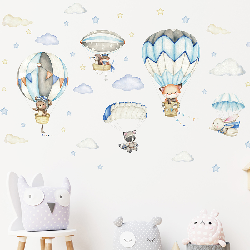 Karikatür Sevimli Hayvanlar Sı - Baby Nursery Wall Stickers incelemesi ve fiyatı