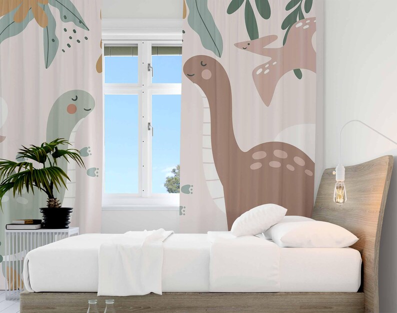 Dinozor Kreş Perdeleri Dino Ço - Baby Nursery Youtube incelemesi ve fiyatı