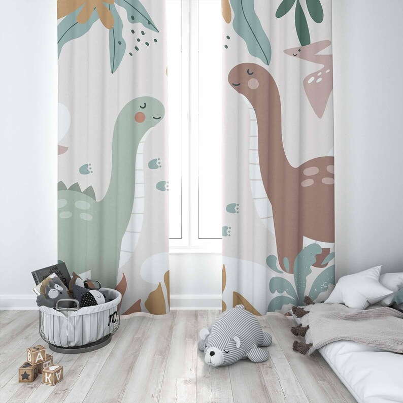 Dinozor Kreş Perdeleri Dino Ço - Baby Nursery Youtube incelemesi ve fiyatı