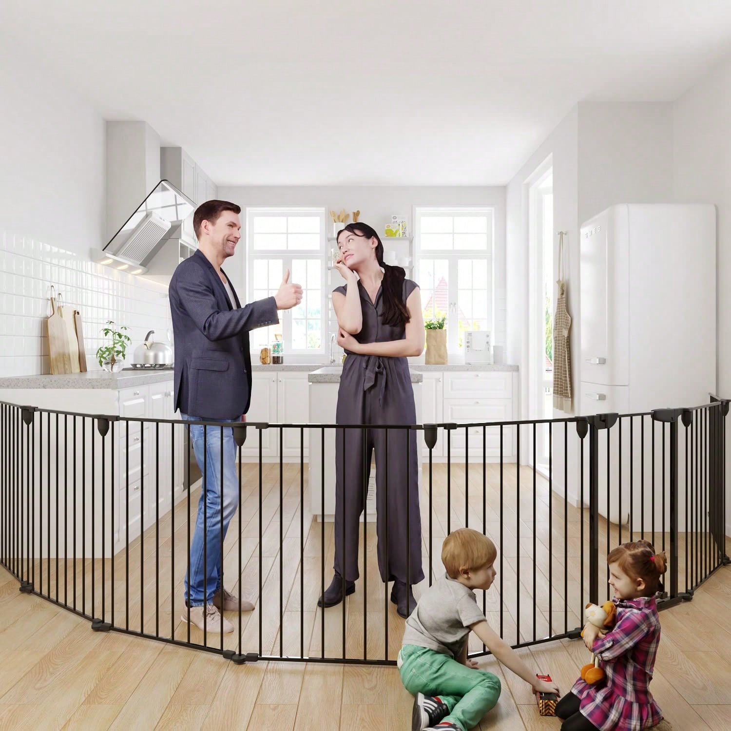 Ekstra Geniş Siyah Bebek Kapıs - Baby Gate Extra Wide incelemesi ve fiyatı