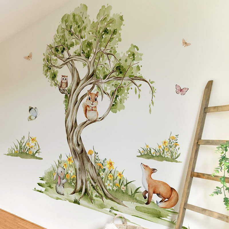 Suluboya Orman Büyük Ağaç Hayv - Baby Nursery Tree incelemesi ve fiyatı