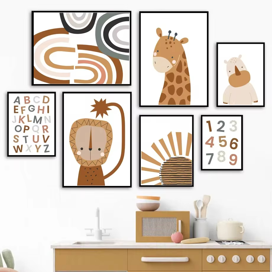 Gökkuşağı güneş aslan dinozor  - Baby Nursery Mirror incelemesi ve fiyatı