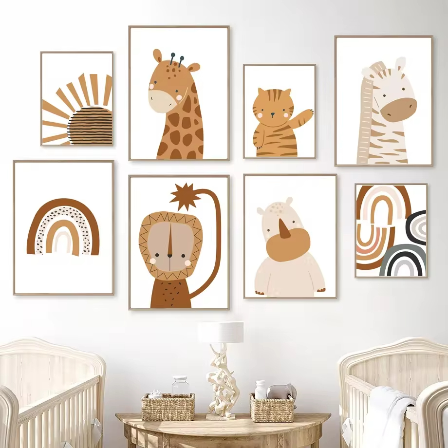Gökkuşağı güneş aslan dinozor  - Baby Nursery Mirror incelemesi ve fiyatı