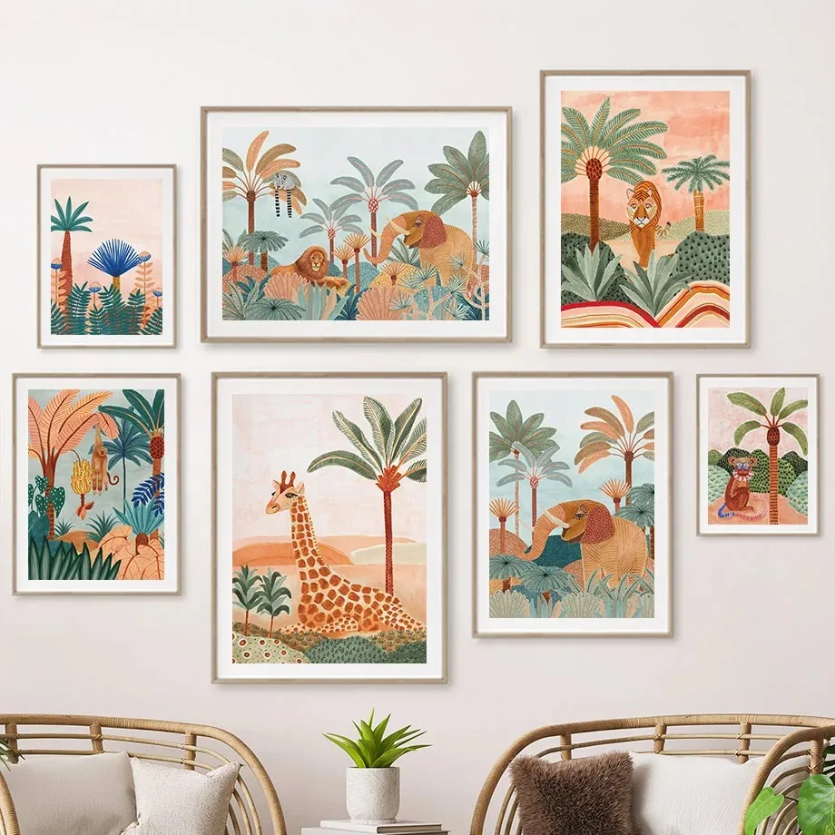 Boho Orman Hayvanları Kaplan M - Baby Nursery Tree incelemesi ve fiyatı