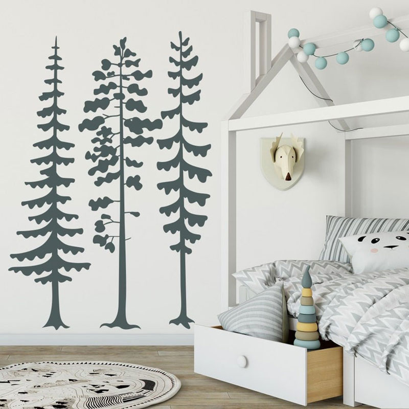 Minimalist Orman Çam Ağacı Duv - Baby Nursery Tree incelemesi ve fiyatı