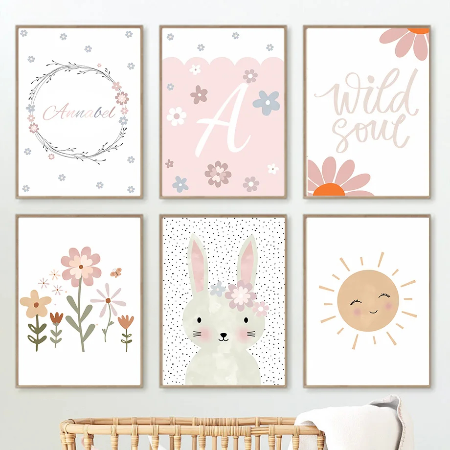Boho Tavşan Çiçek Güneş Gökkuş - Baby Nursery Mirror incelemesi ve fiyatı