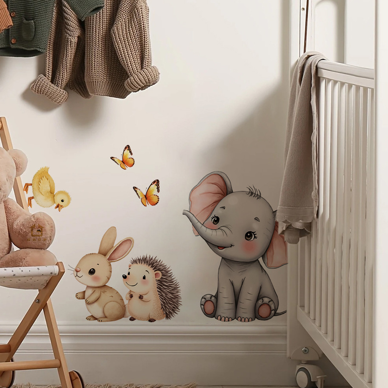 Karikatür Hayvan Duvar Sticker - Baby Nursery Wall Stickers incelemesi ve fiyatı