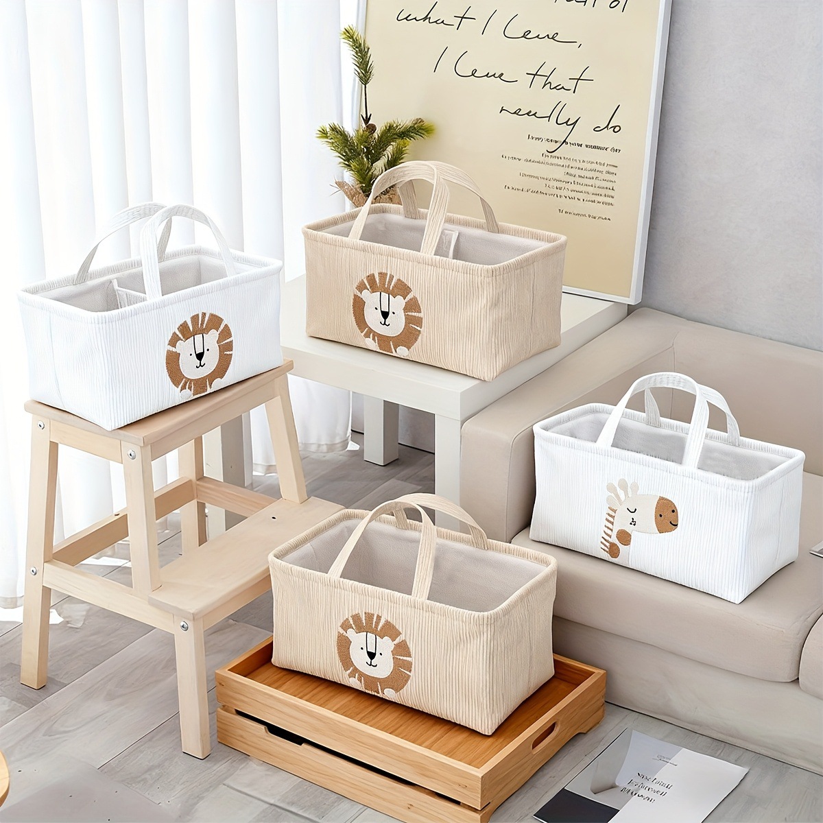 Sevimli Aslan Bebek Bezi Çanta - Baby Nursery Handles incelemesi ve fiyatı