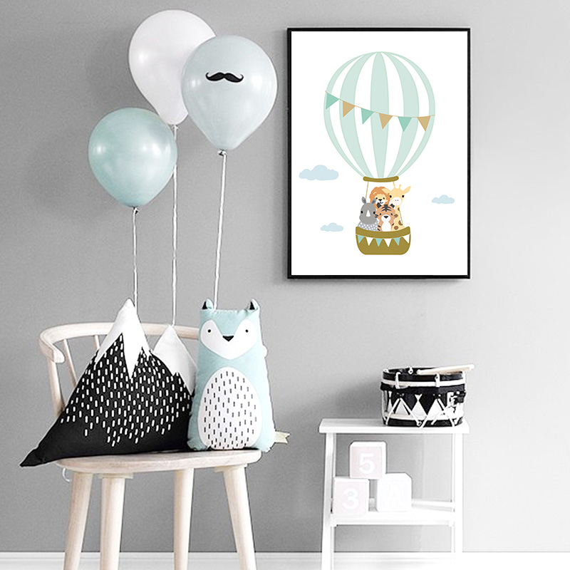 Balon Ay Kreş Posteri Duvar Sa - Baby Nursery Mirror incelemesi ve fiyatı