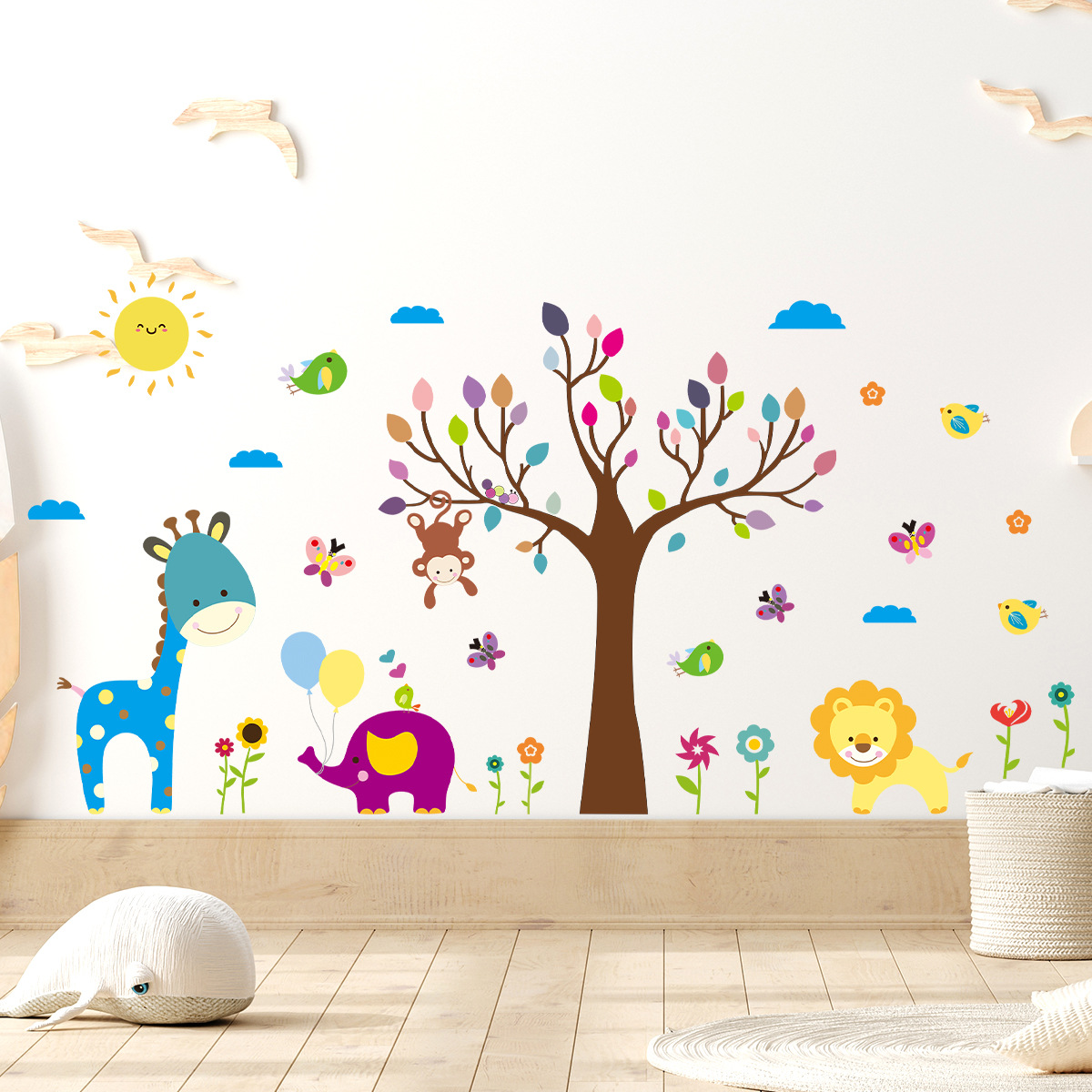 Karikatür çocuksu renkli Graff - Baby Nursery Tree incelemesi ve fiyatı