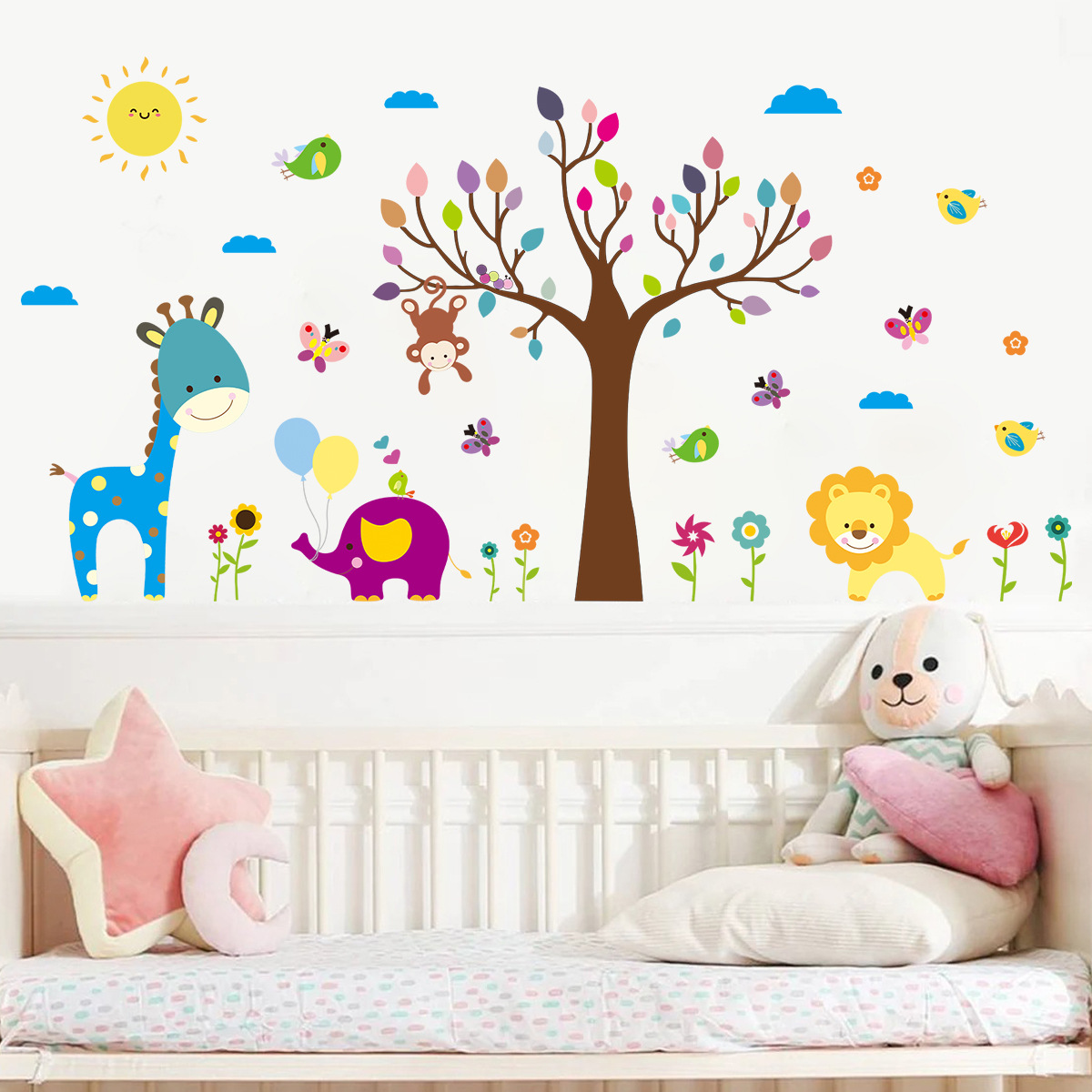 Karikatür çocuksu renkli Graff - Baby Nursery Tree incelemesi ve fiyatı