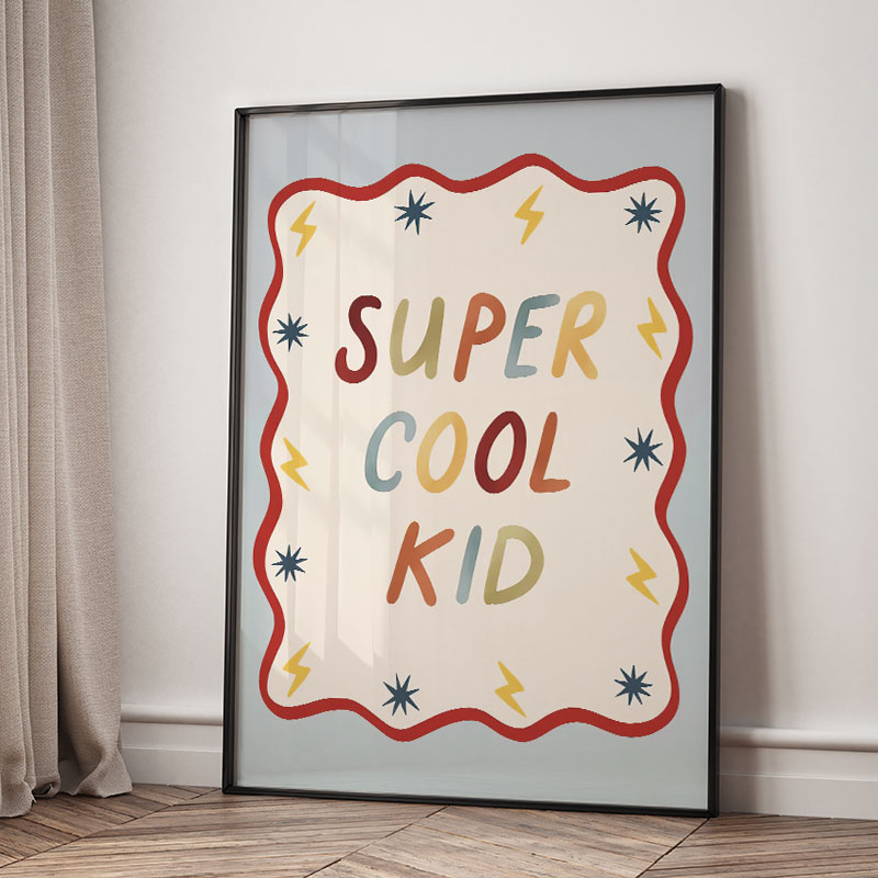 Komik Karikatür Süper Havalı Ç - Baby Nursery Ideas incelemesi ve fiyatı