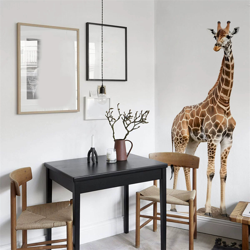 Büyük Safari Hayvanları Zürafa - Baby Nursery Wall Stickers incelemesi ve fiyatı