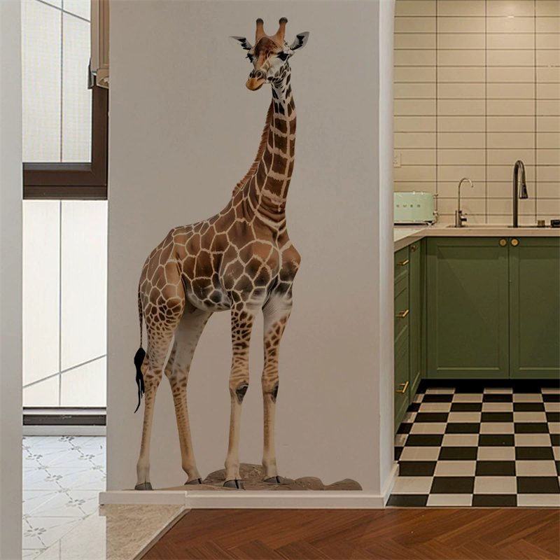 Büyük Safari Hayvanları Zürafa - Baby Nursery Wall Stickers incelemesi ve fiyatı
